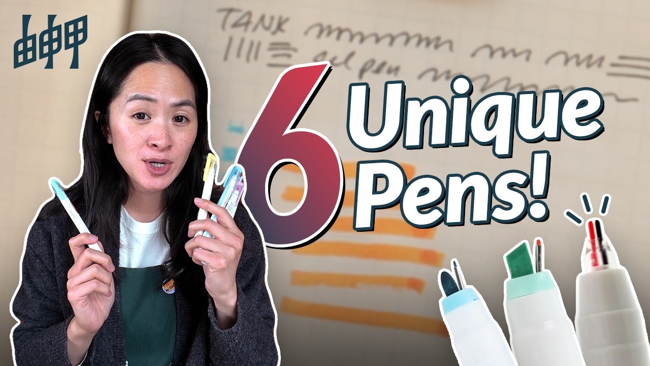 6 Unique Pens!