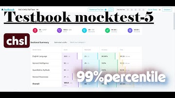 SSC CHSL MOCKTEST-5 TESTBOOK   "FASTEST WAY TO SOLVE MOCKTEST" 2025