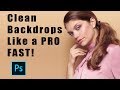 Quickly Clean a Studio Backdrop using Photoshop