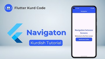 Flutter Navigate to new screen and back- Kurdish Tutorial