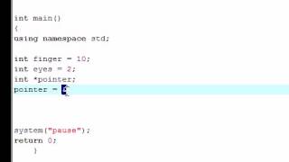 C++  structure programming language  Tutorial   16   Creating a Pointer