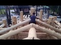 История создания дома по технологии Post&Beam от компании Real log Home