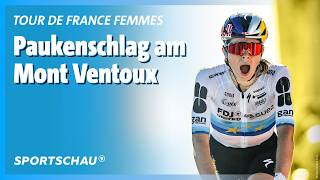 Tour de France Femmes 7. Etappe Highlights: Königsetappe am Mont Ventoux | Sportschau