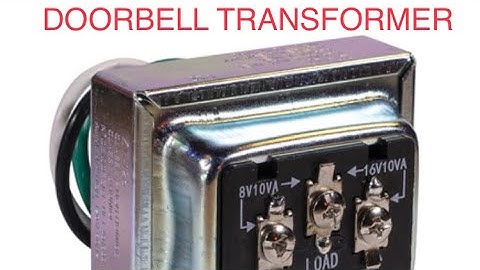 Doorbell Transformer [Where to find it]