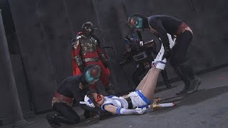 Superheroine Fontaine Is Defeated By The Strongest Monster