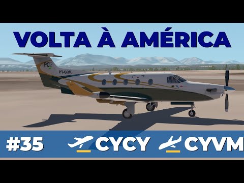 Volta à América com PC-12: Voo entre Clyde River (CYCY) e Qikiqtarjuaq (CYVM)