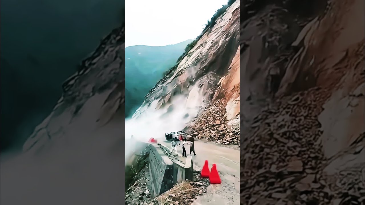  Accident Massive Landslide On Hills Heavy Rain Alert Accidentnews Disaster Caraccident