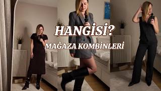 Mağaza Müdürü Kombinleri Evde 3 Look Denedim