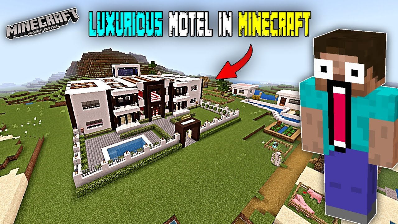Building the Most Luxurious Motel in Minecraft - YouTube