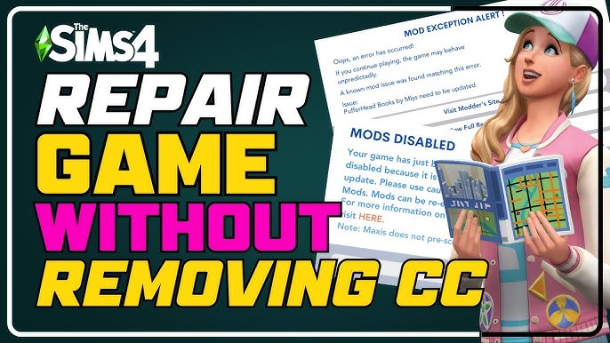 Repair Sims 4 Game, Mods, And Cc Methods 2024
