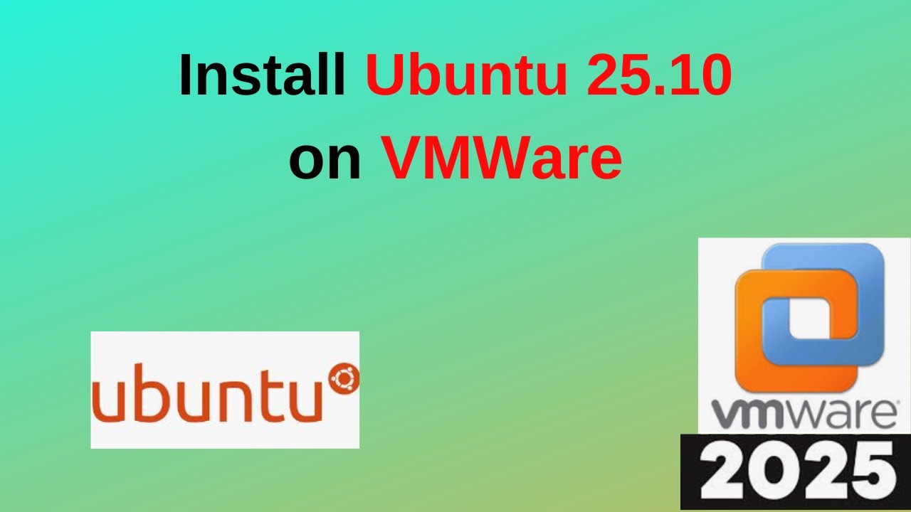 🔥 How to Download & Install Ubuntu 25.10 Questing quokka on VMware ...