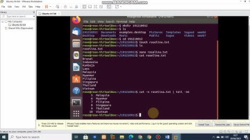 Manipulasi  File Txt Pada Linux Ubuntu