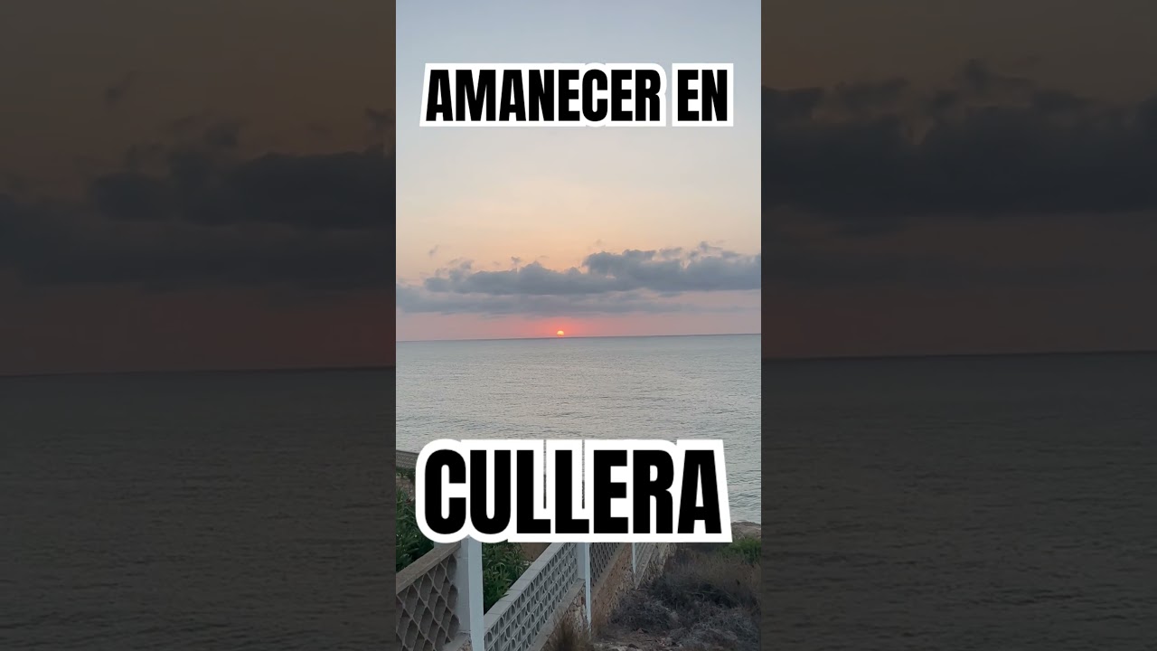 AMANECER EN #CULLERA #valencia #spain #amanecer #beautiful