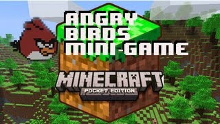 Minecraft Pocket Edition Angry Birds Mini-Game iPod/iPad/iPhone/Android screenshot 4