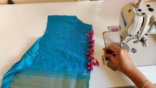 Blouse designs | blouse design back neck cutting and stitching | paithani saree blouse neck designs