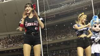 2024 0727 台鋼雄鷹 V.S. 富邦悍將 「強悍出擊」 金漢拏 秀秀子 #cheerleader #啦啦隊 #台湾チアリーダC #치어리더