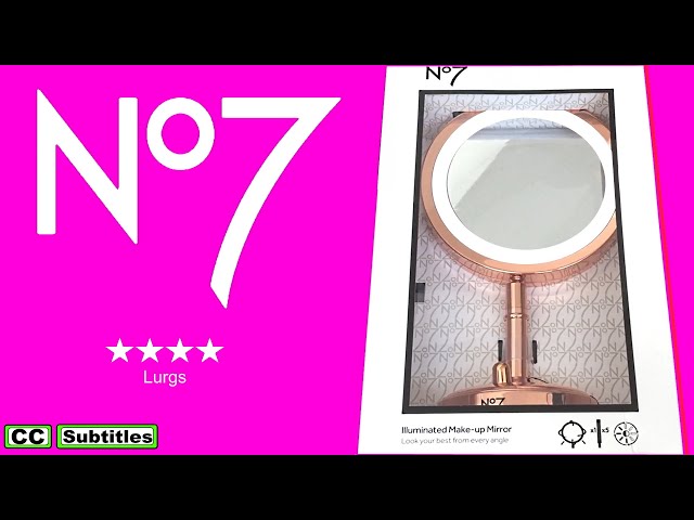 Forstyrrelse seksuel skat No7 Illuminated Make Up Mirror Review - YouTube