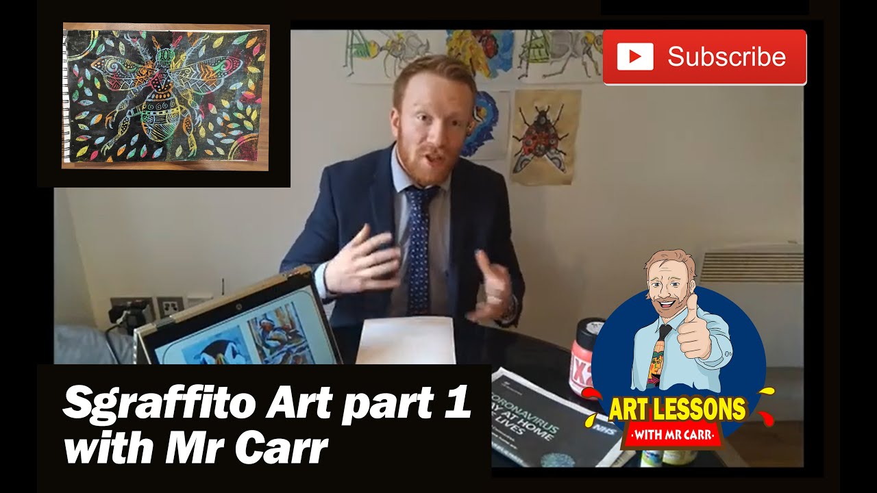 Sgraffito Insect with Mr Carr // Part 1 - YouTube