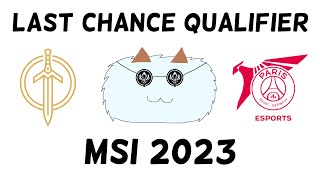 GG vs PSG Prediction (MSI 2023) Resimi