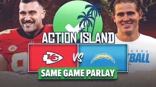Expert Bettors Build A Same Game Parlay For Chiefs vs. Chargers! | Action Island screenshot 3