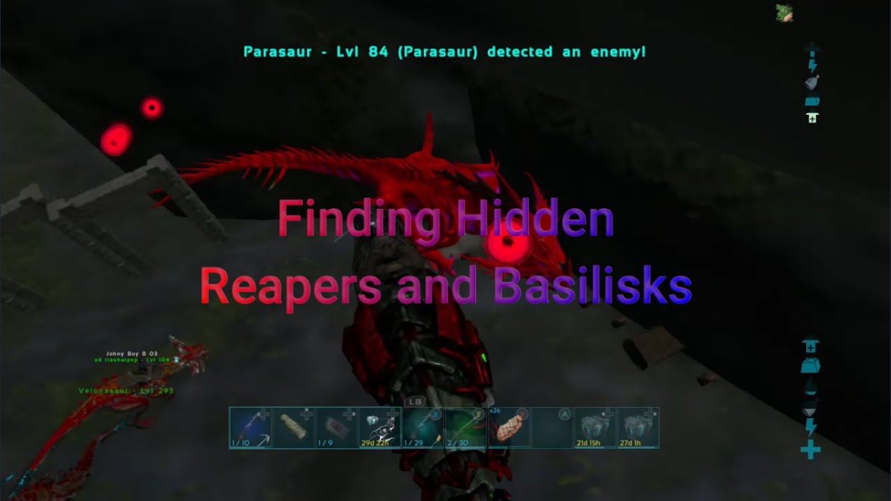 Finding Hidden Reapers And Basilisks | Ark Small Tribes
