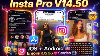 Instagram estilo iphone En ANDROID | Emojis iOS 26, historias y MÁS 😍💗 