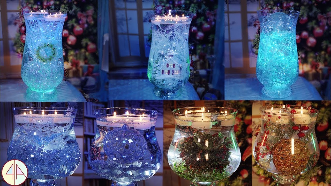 DIY Christmas Water Floating Candles 4Anastasia YouTube