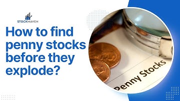 Uncovering Hidden Gems: How to Find Penny Stocks Before They Explode 💥 | StockMaven