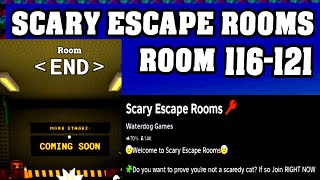 ROOM 116-121 SCARY ESCAPE ROOMS Roblox Walkthrough [Full Guide English] 🗝️ screenshot 2