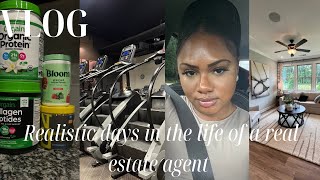 REALISTIC DAYS IN THE LIFE OF A REAL ESTATE AGENT IN CLT NC! (GYM, COLD CALLING + CREATING CONTENT)