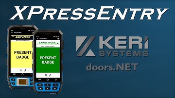 Keri Systems doors.NET & XPressEntry Integration — Handheld Access Control & Emergency Mustering