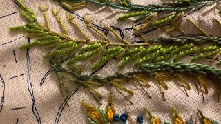 #roxysjournalofstitchery Vol.4 - Botanicals Part 3/4 (middle stem continued)