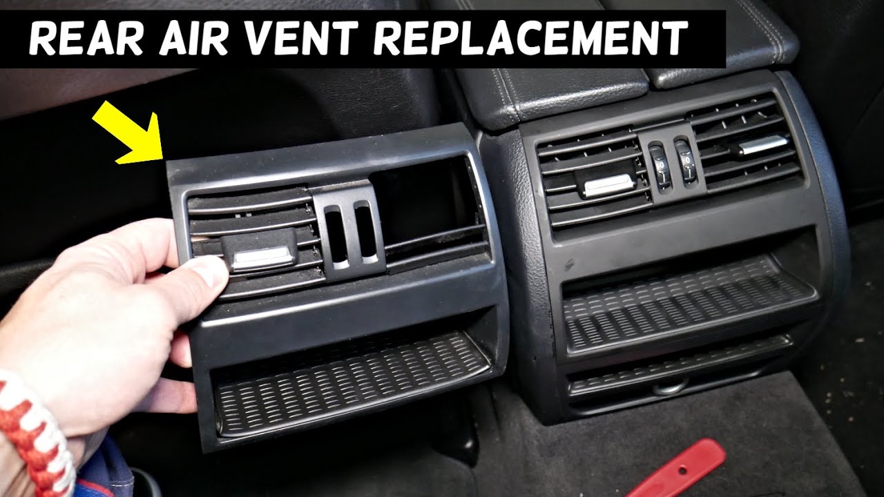 Left Rear Vent REAR AIR VENT REPLACEMENT REMOVAL BMW F10, F11 520i 525i 528i 530i 535i ...