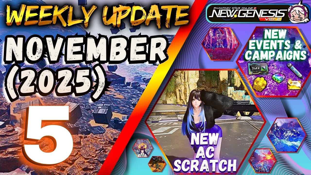 [PSO2:NGS] -  NOVEMBER_5 UPDATE 2025 (🤗Steam)