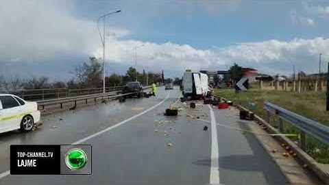 Top Channel/ Aksident i rëndë në aksin Pogradec-Lin! 6 të plagosur, dy prej tyre në gjendje të rëndë