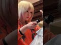 Visual ASMR 💈 Enjoying an Adorable Barber's Haircut Scene #haircut #asmr