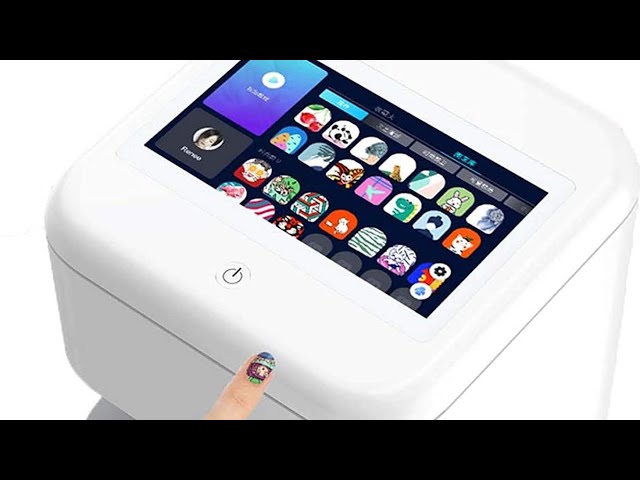 Automatic Smart 3D Art Nail Printer Multifunction Portable Nail Art  Printers Support WiFi/DIY/USB - YouTube