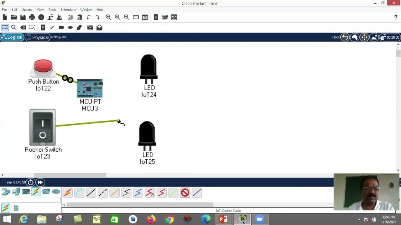 Program in Python to Control LED using Push button Switch, Rocker ...