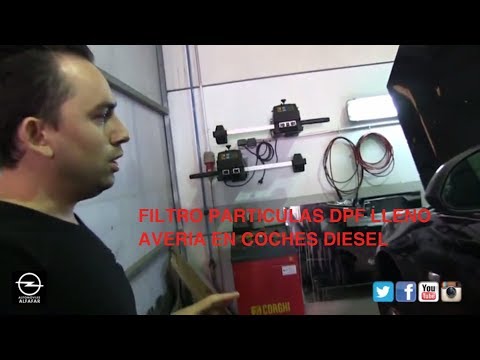 Filtro particulas diesel lleno | Avería en filtro particulas coches diesel | DPF