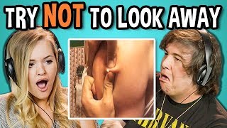 COLLEGE KIDS REACT TO TRY NOT TO LOOK AWAY CHALLENGE