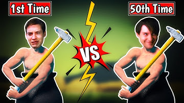 Getting Over It | Noob vs Pro