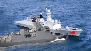 China Shock! (February 9, 2024) Philippines Navy Face to face with Chinese ship in South China Sea