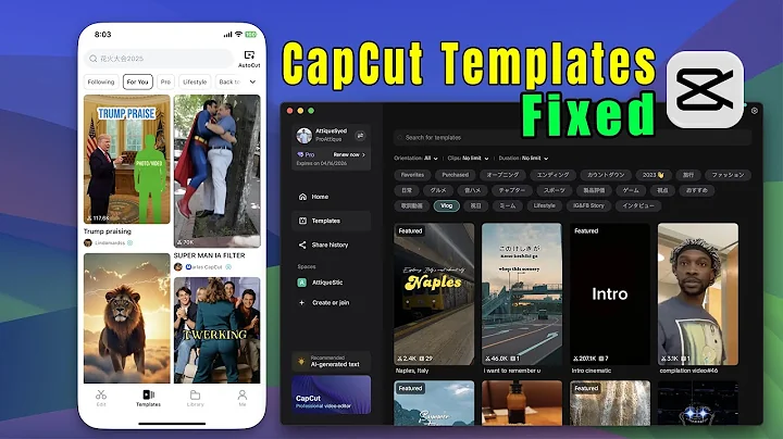 Can’t See CapCut Templates? Here’s the REAL Fix (Mobile, PC, Mac)