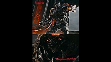 Scourge(ROTB) VS Megatro(TF1) #transformers #edit #trend #megatron #scourge