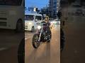 休日の街乗りチョッパー🏍️🌙#chopper #bikelover