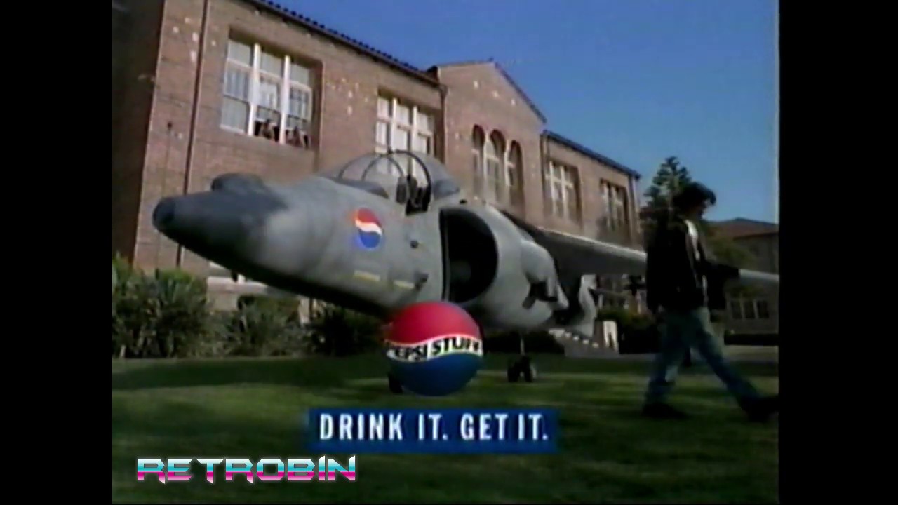 Pepsi Points Harrier Jet 90S Commercial - Youtube