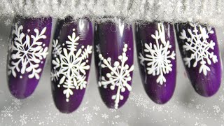 ❄️Очень ПОДРОБНЫЙ МК / Как рисовать снежинки? / Зимний маникюр / Схемы снежинок пошагово (Ч.1) ❄️Очень ПОДРОБНЫЙ МК / Как рисовать снежинки? / Зимний маникюр / Схемы снежинок пошагово (Ч.1)