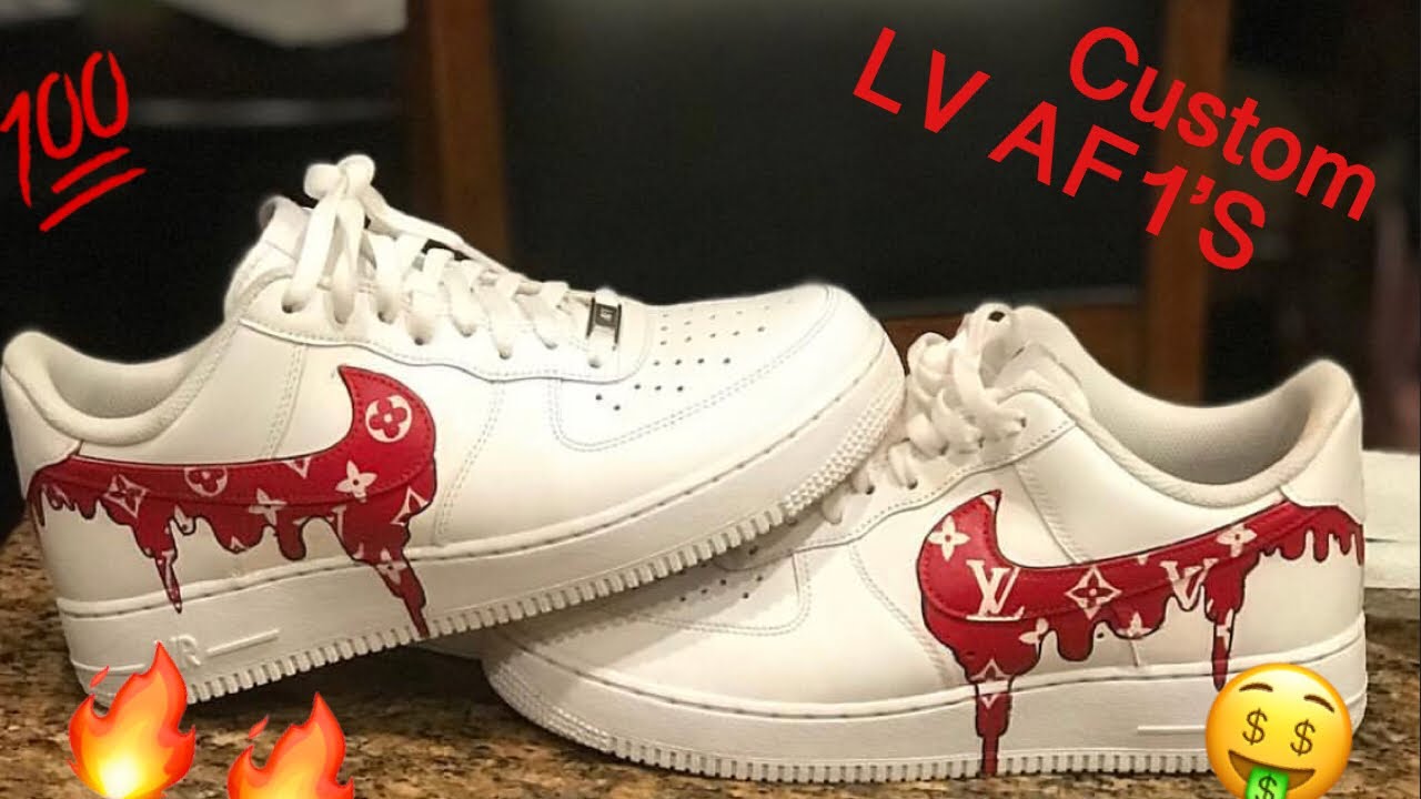 “Custom” Louis Vuitton Air Force 1’s YouTube