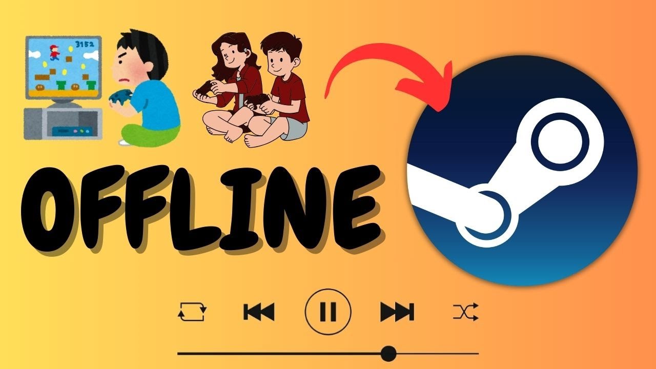 How to Play Steam Games Offline | No Internet Needed (2025) - YouTube