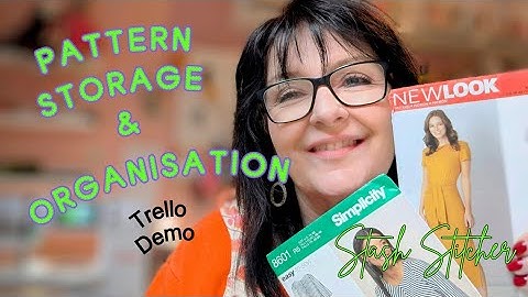 My UNIQUE Way of Storing and Organising My Sewing Patterns